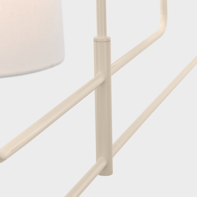 Go Lightly 4 - Light Chandelier, China White, White