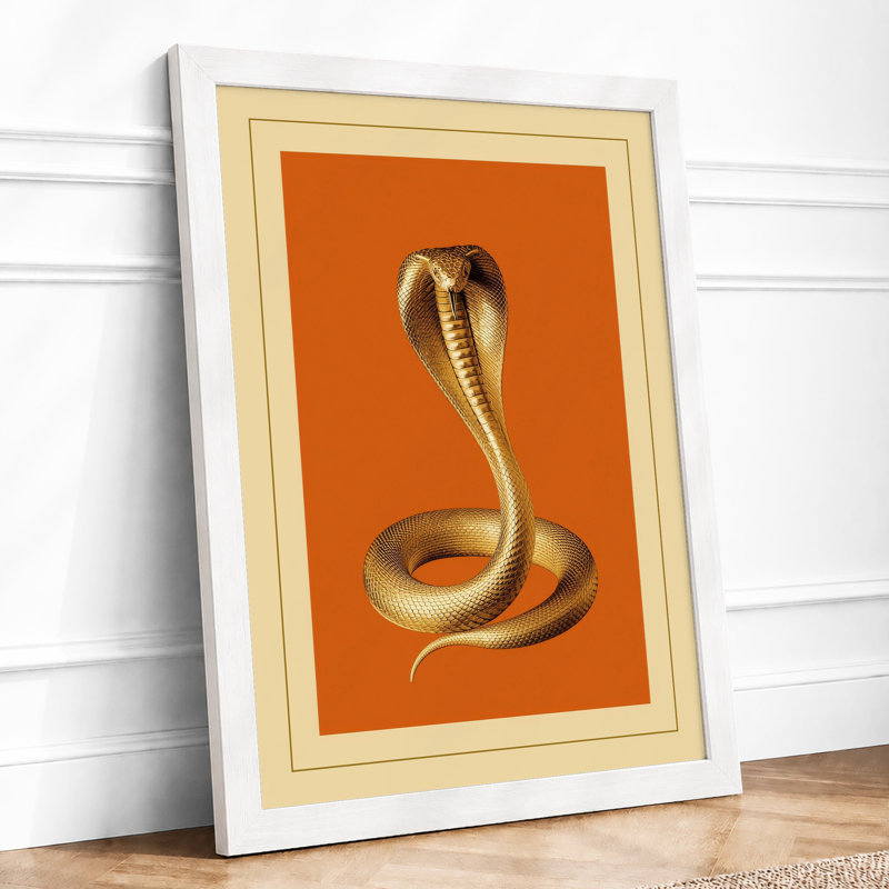 Natural History Cobra Vintage - Print, A4 - 29.7 x 21.0 cm, White