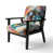 Blue/Black/Orange/Purple Polyester Blend