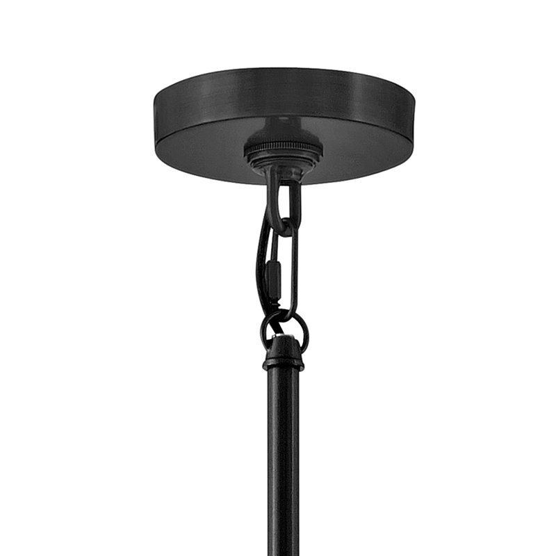 Nala 15-Light Two-Tier Drum Chandelier w/ Multi-Faceted Optic Crystal Glass, Black