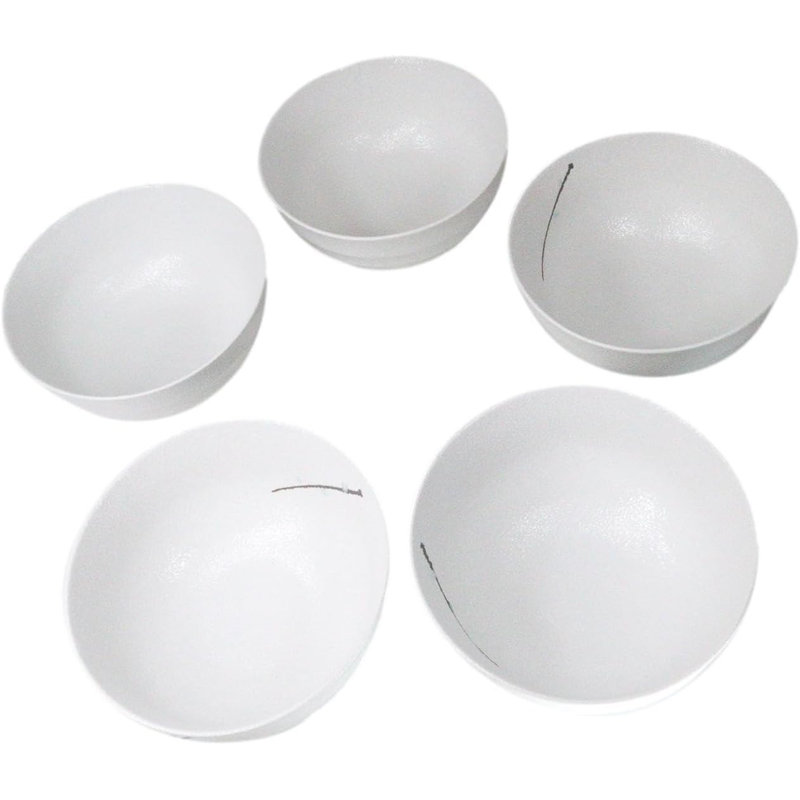 Ensemble de 5 bols de riz à soupe à la soupe de céréales de taille moyenne 24 oz