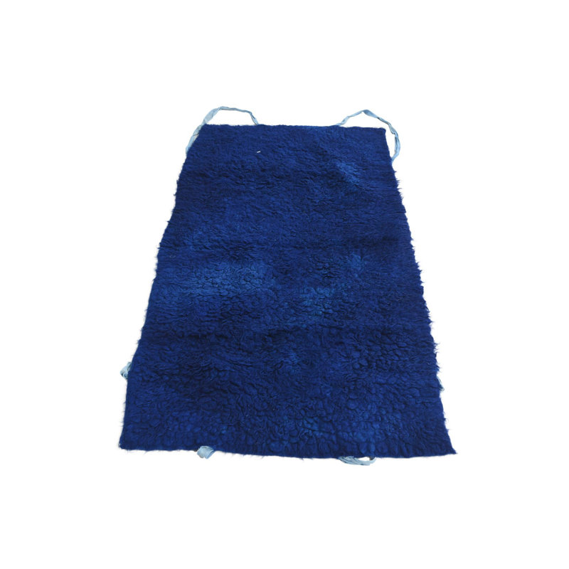 Tapis bleu foncé Ottilie