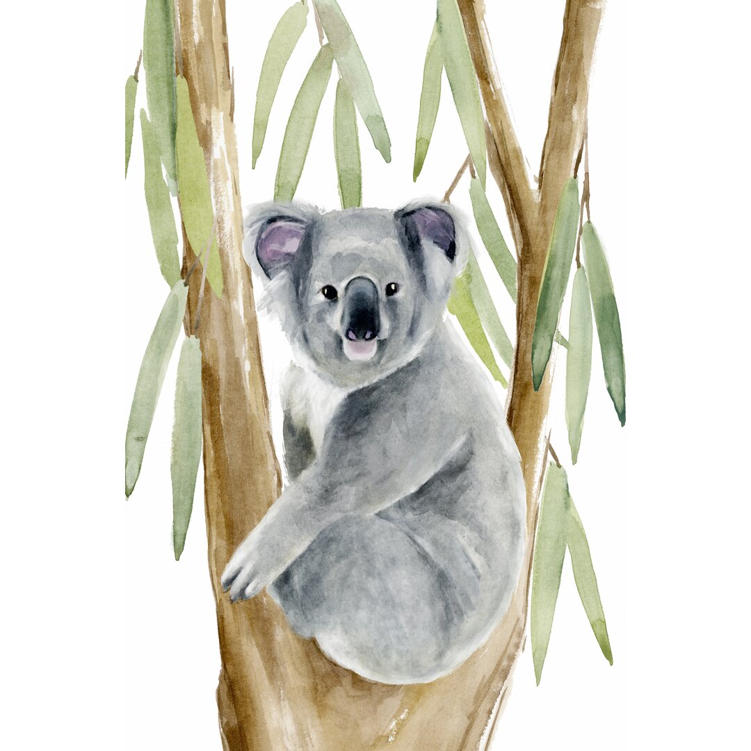 Wandbild Woodland Koala II von Annie Warren