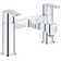 GROHE BauEdge Two-handled Bath Filler 1/2" Chrome