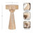 Solbrett Sculptural Mango Wood Side Table-1071950050