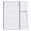 Lit escamotable mural simple avec bibliothèque, armoire supérieure, bureau extensible et rangement latéral, parfait pour les petits espaces-393866945