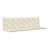 Garden Bench Cushion Set of 2 Cream White Outdoor Patio Seating Pads-1921456674-1921456678