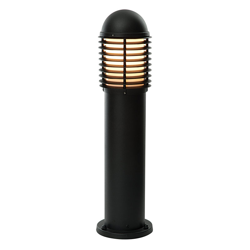 Hagen Bollards, 60W E27 GLS, Matte Black