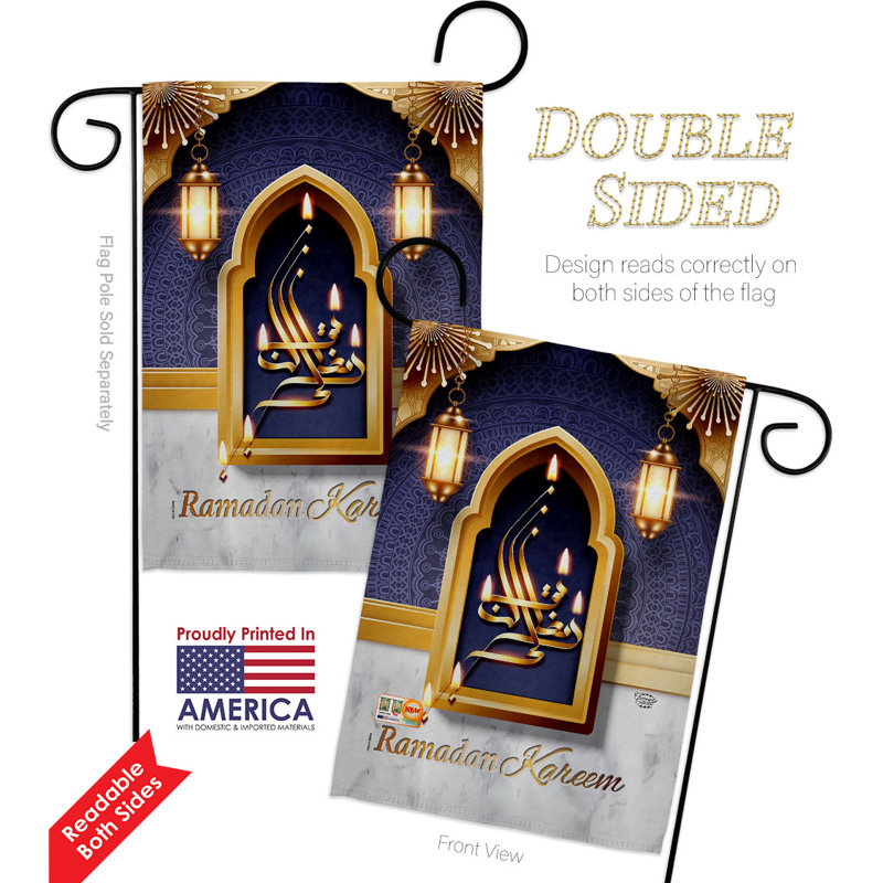 Double Sided Polyester, 18.5" H x 13" W