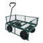 Les chariots de jardin Wagon Cart facilitent le transport du bois de chauffage (vert)-122456962