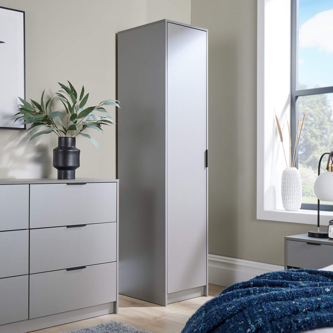Phoenix 1 Door Hanging Rail Bedroom Storage Wardrobe