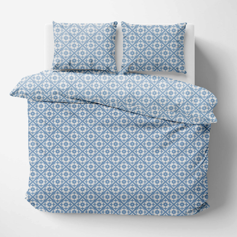 Ensembles de couette en flanelle de coton brossé 180 g / m² Pointehaven King / Cal King Maroc, Maroc floral