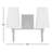 Alata 2-Light Dimmable Vanity Light with Fabric Shades-2110842219