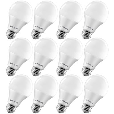 A19 LED, Dimmable Light Bulb, E26/Medium (Standard) Base