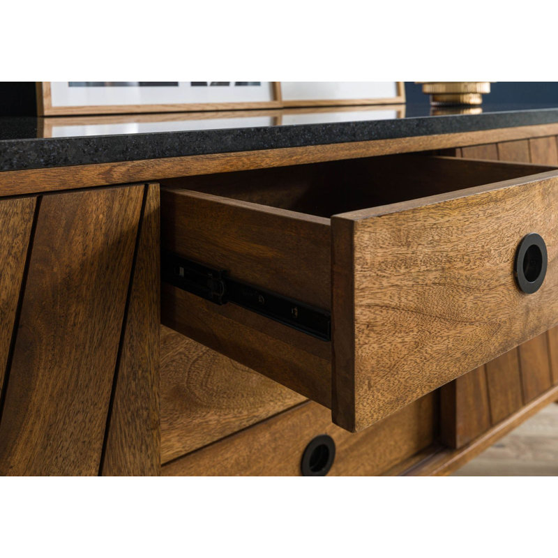 LOS ANGELES 140cm Solid Wood Sideboard