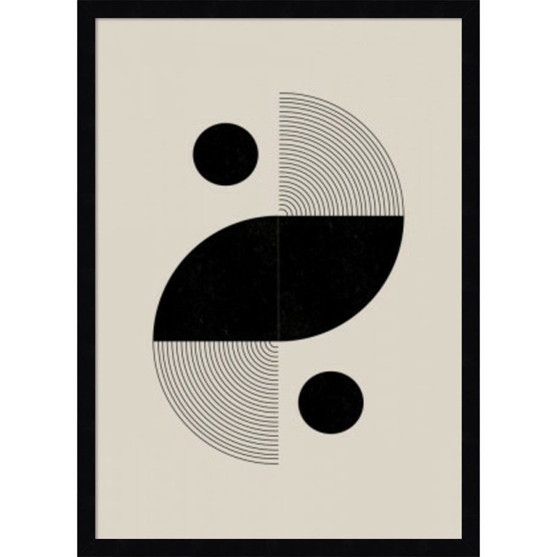 BaB No 3 by The Miuus Studio, Black, 25" H x 18" W x 1" D