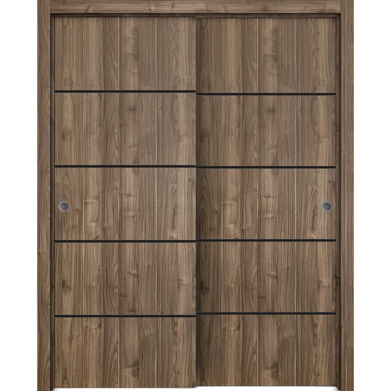 Finition en bois massif manufacturé, 72 po x 96 po, Noyer
