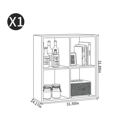 petite bibliothèque rétro de style italien
