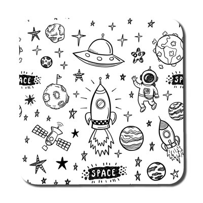 Square 6 Piece Coaster Set