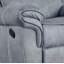 Fauteuil inclinable en velours bicolore-295974530