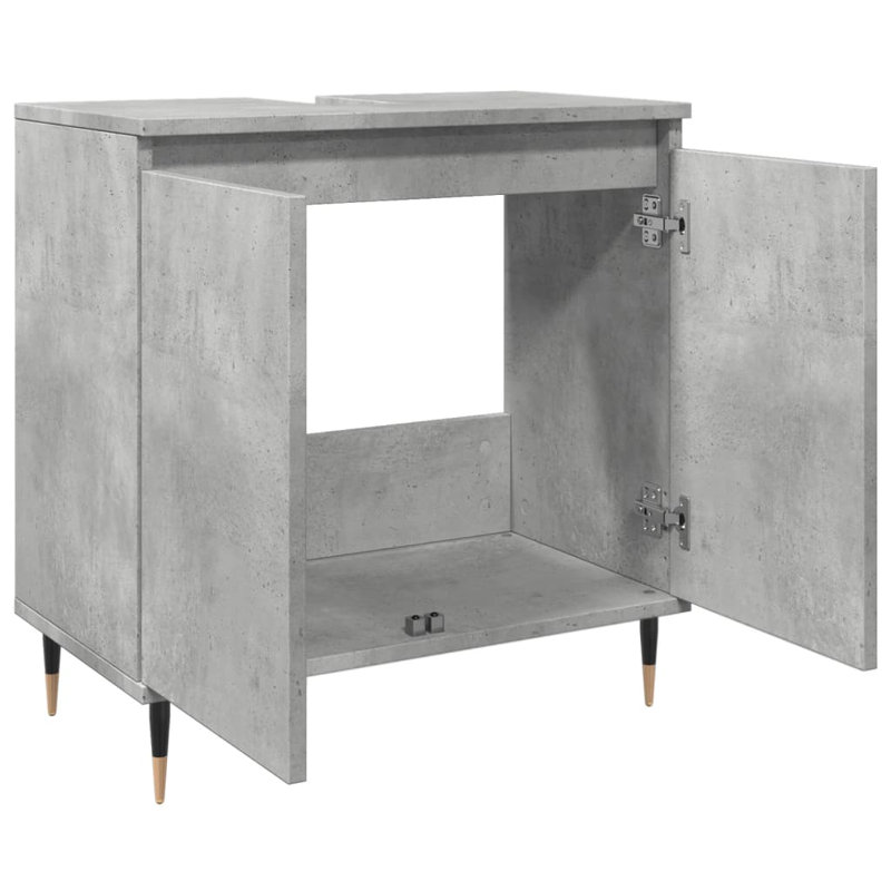 Brycon Bathroom Cabinet, Concrete grey