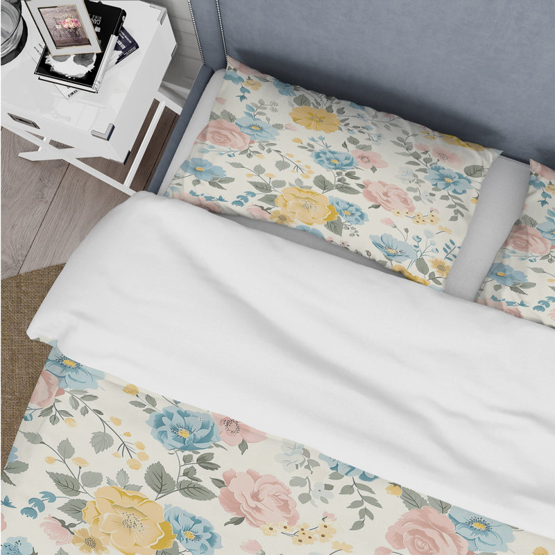 Ensemble de housse de couette Blue Farm, Housse de couette très grand et 2 très grandes t