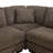 Sydnea 6-Piece 123" Wide Premium Corduroy Reversible Living Room Modular Sectional Sofa with Ottoman-568580150-594890617