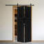 2 panneaux pliables. Porte de grange coulissante avec quincaillerie-122982080-122982089