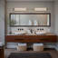 Shard 34" Dimmable LED Bath Vanity & Wall Light With Built In Color Temperature Switch from 2700K/3000K/3500K/4000K-1878937179