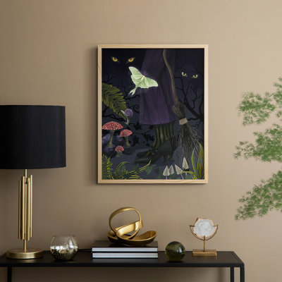 Hallowed Forest II Framed Print - Solid Wood