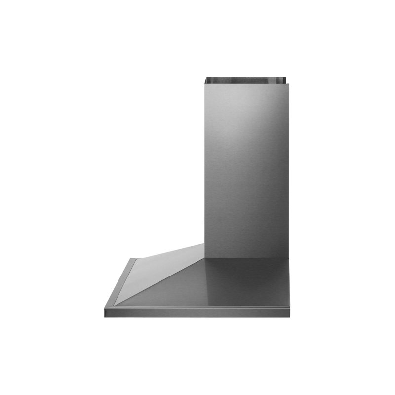 36" 600 CFM Ducted Wall Mount Range Hood with Nightlight, Wi-Fi, Remote Control Included, Gray, 36"