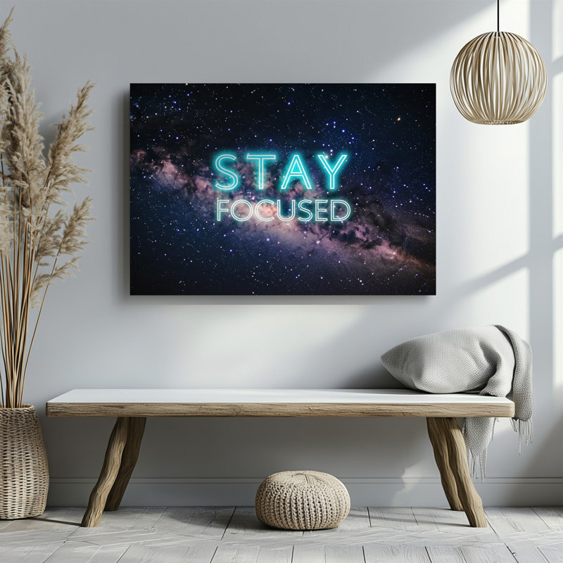 Reproduction d'art sur toile, "Scène cosmique captivante" avec art mural rempli d'étoiles, H 9 po x l 12 po