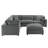 Caylie Modular 6-Piece Sectional - Charcoal-766934097