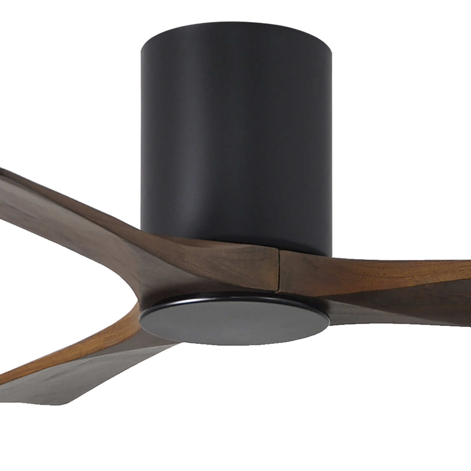Olivier Ceiling Fan with LED Light Kit, Matte Black, Walnut, 42"