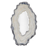 Dirillo Mirror, Tall Gray Agate