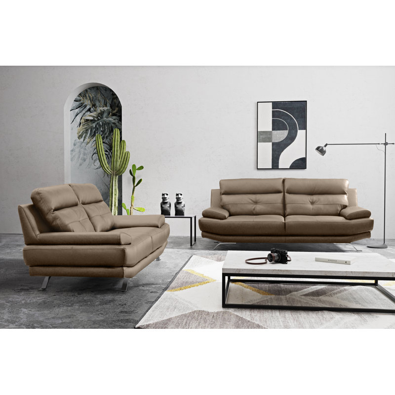 London 2 Seater Sofa Wider Seat Width, Mocca