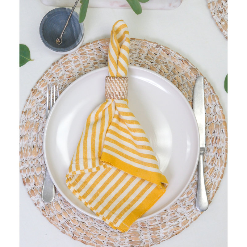 Adamsburg Linen Square Napkins, Blueberry