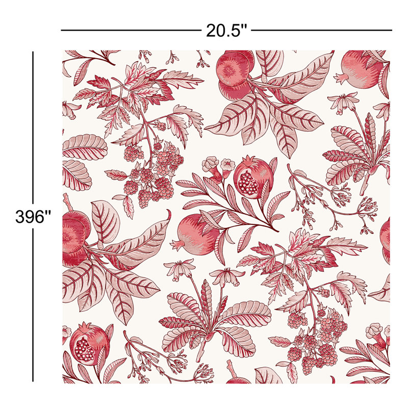 Lucier Wallpaper Roll, Red