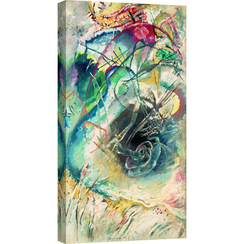 Untitled Improvisation by Wassily Kandinsky - Wrapped Canvas Print, 70cm H x 35cm W x 4cm D