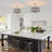Modern 4 Light Crystal Shade Semi Flush Mount Ceiling Lighting-1543415897