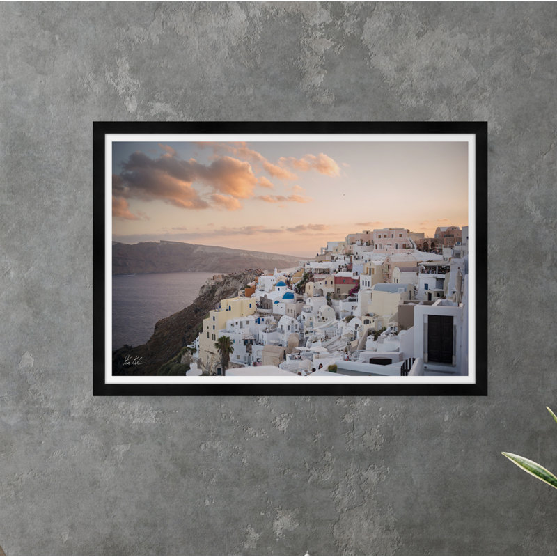 Oia Sunset Coastline Vi by Tim Klein