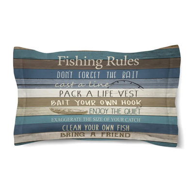 Édredon standard Laural Home Fishing Rules