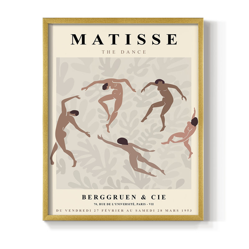 Matisse CXCIX Framed Print - Solid Wood, 28" H x 22" W