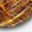 Golden Mosaic Texture - Modern wall clock-34141242