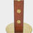 33.5" Sintered Stone Table with Wooden Leg & Gold Base, Modern Round Dining Table