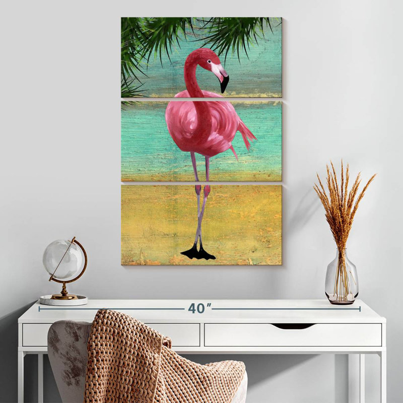 Brampt Flamingo Frame I, 32" H x 20" W