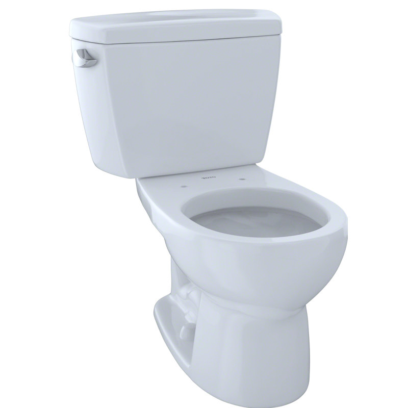 Eco Drake® 1.28 GPF (Water Efficient) Round Two-Piece Toilet (Seat Not Included)