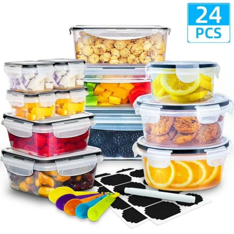 Ensemble de 24 contenants pour aliments Diaquan