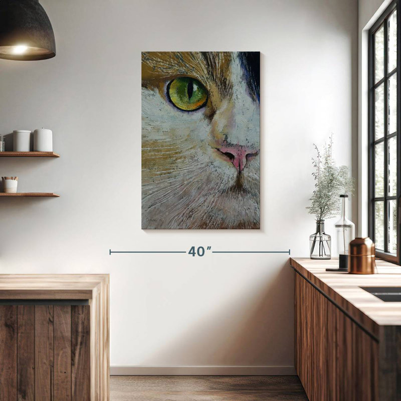 Brampt Calico Cat, 39" H x 26" W