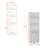 2-Door 4-Shelf Tall Storage Cabinet
